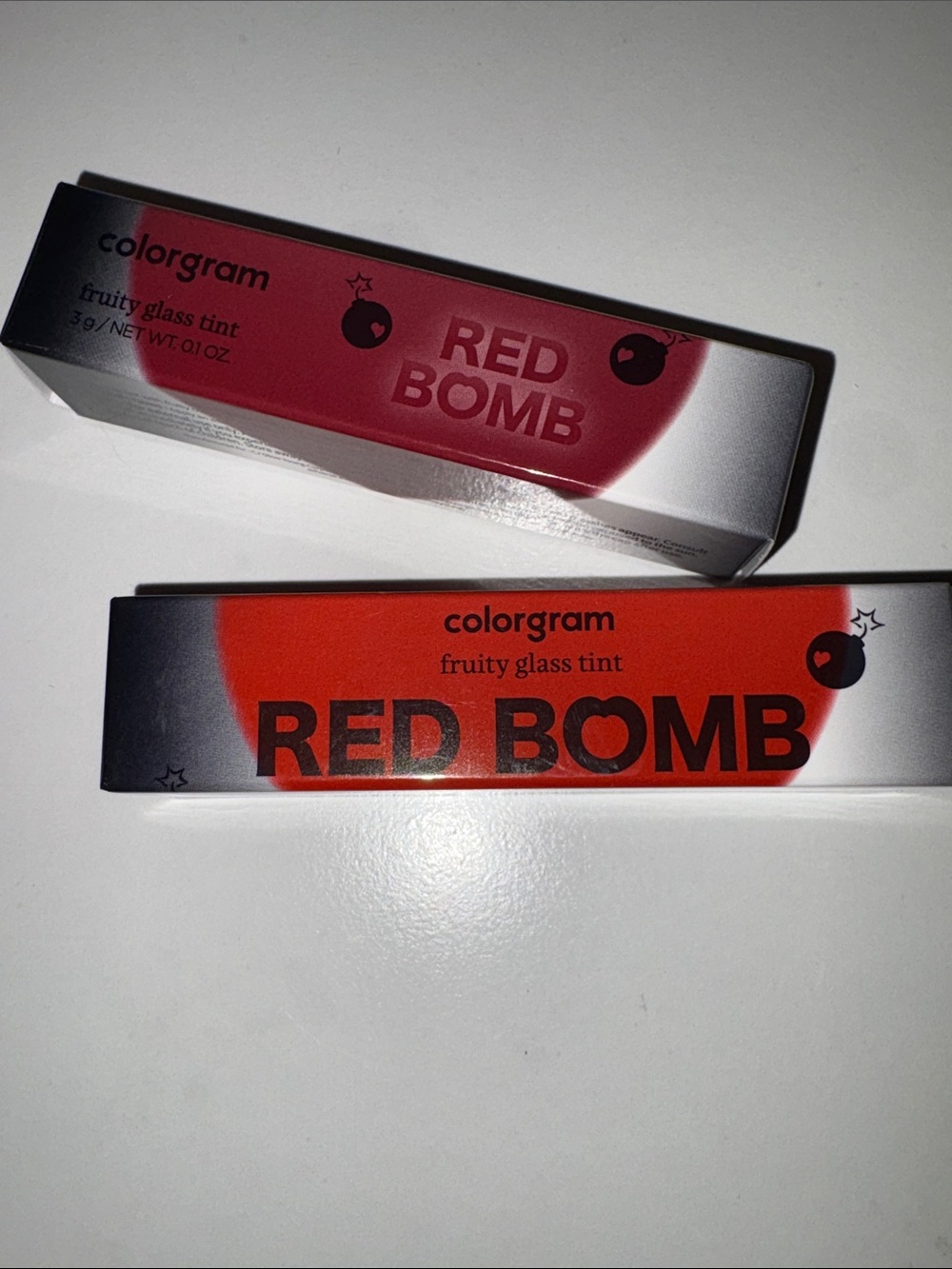 Colorgram RED BOMB Fruity Glass Tint - Red number 17 & 19